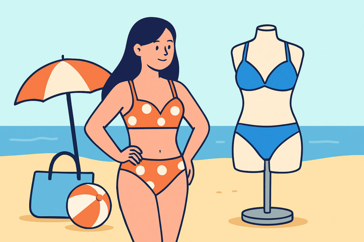 Bikinit kesän ranta-arkeen – mallit ja koot