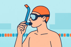 Snorkkeli kilpauintiin – etusnorkkeli ja sen käyttö